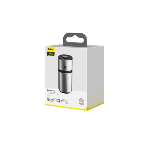BASEUS | Suxun-Awf01 | Breeze Fan Air Freshener For Vechicles | Silver BASEUS | Suxun-Awf01 | Breeze Fan Air Freshener For Vechicles | Silver